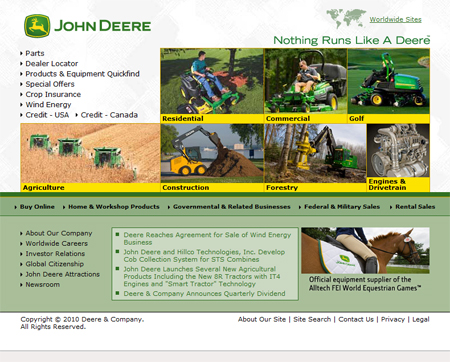 john deere lawn mowers